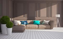 עיצוב קיר גבס בעזרת קרניזים