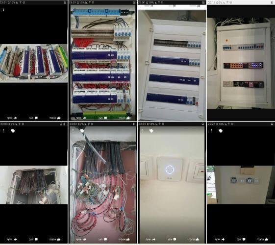 התקנת ארונות חשמל כולל סידור חוטים